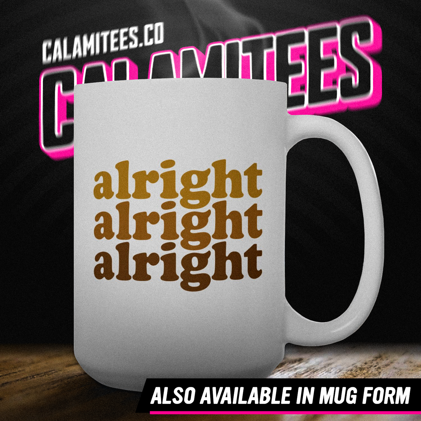 Alright Alright Alright Dazed and Confused Retro 70s Gradient T-Shirt