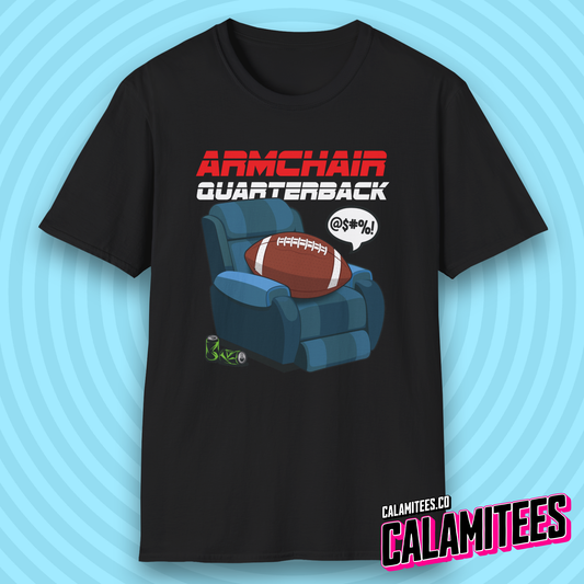 Armchair Quarterback Funny American Football Lover T-Shirt