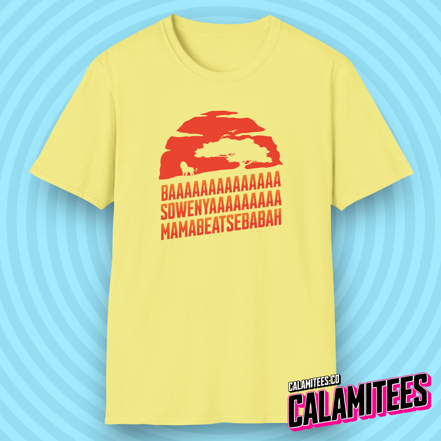 BAAA SOWENYAA MAMABEATSEBABAH - African Lion T-Shirt