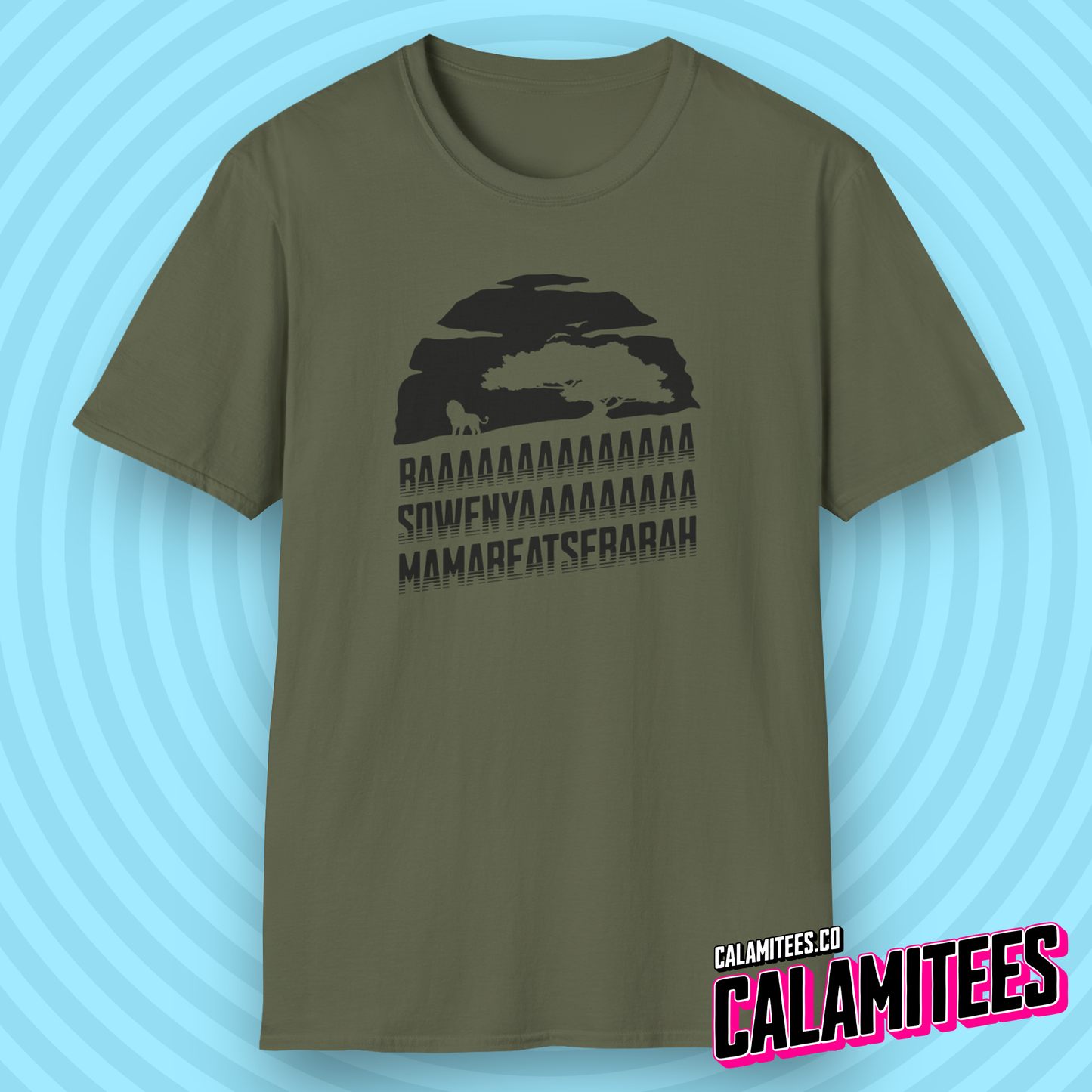 BAAA SOWENYAA MAMABEATSEBABAH - African Lion T-Shirt