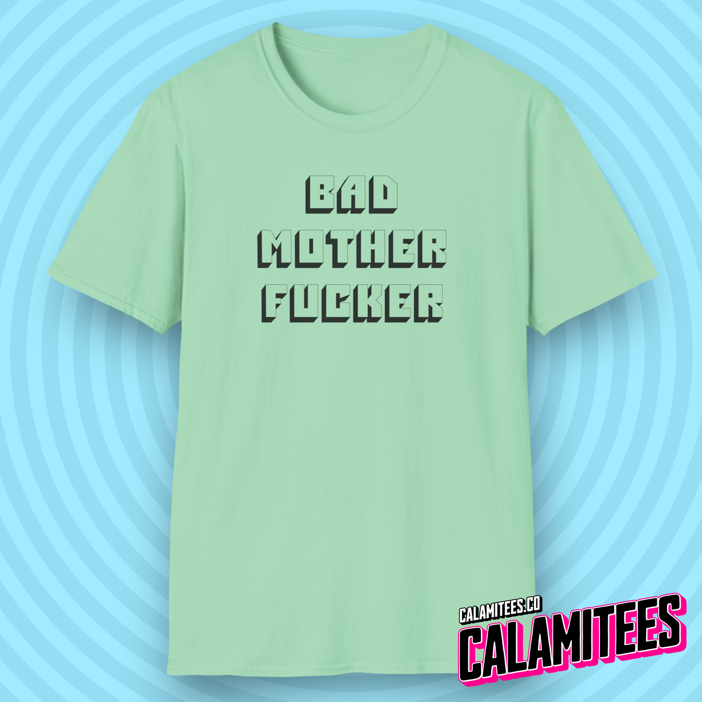 Bad Mother Fucker Pulp Fiction Style Logo T-Shirt
