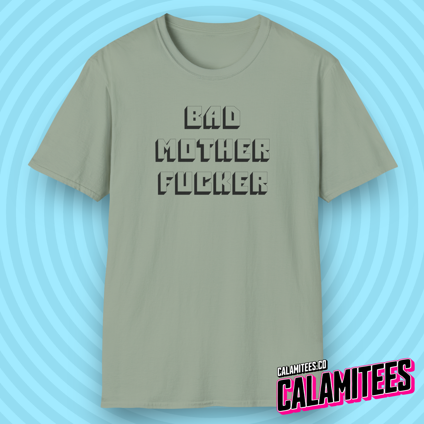 Bad Mother Fucker Pulp Fiction Style Logo T-Shirt