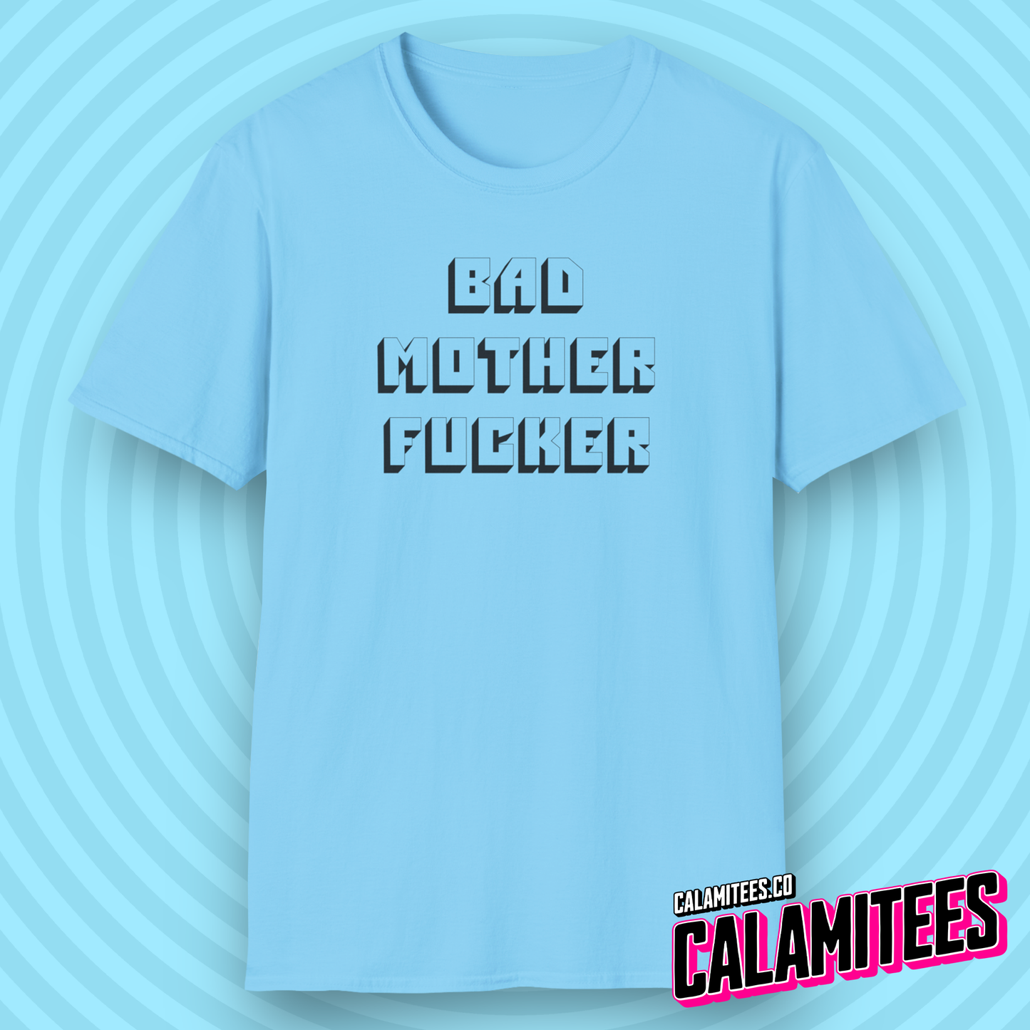 Bad Mother Fucker Pulp Fiction Style Logo T-Shirt