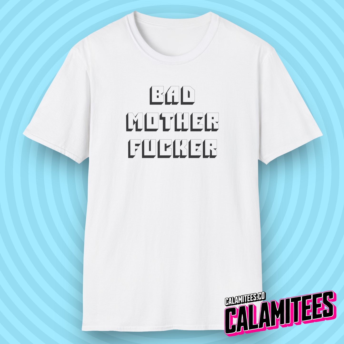 Bad Mother Fucker Pulp Fiction Style Logo T-Shirt