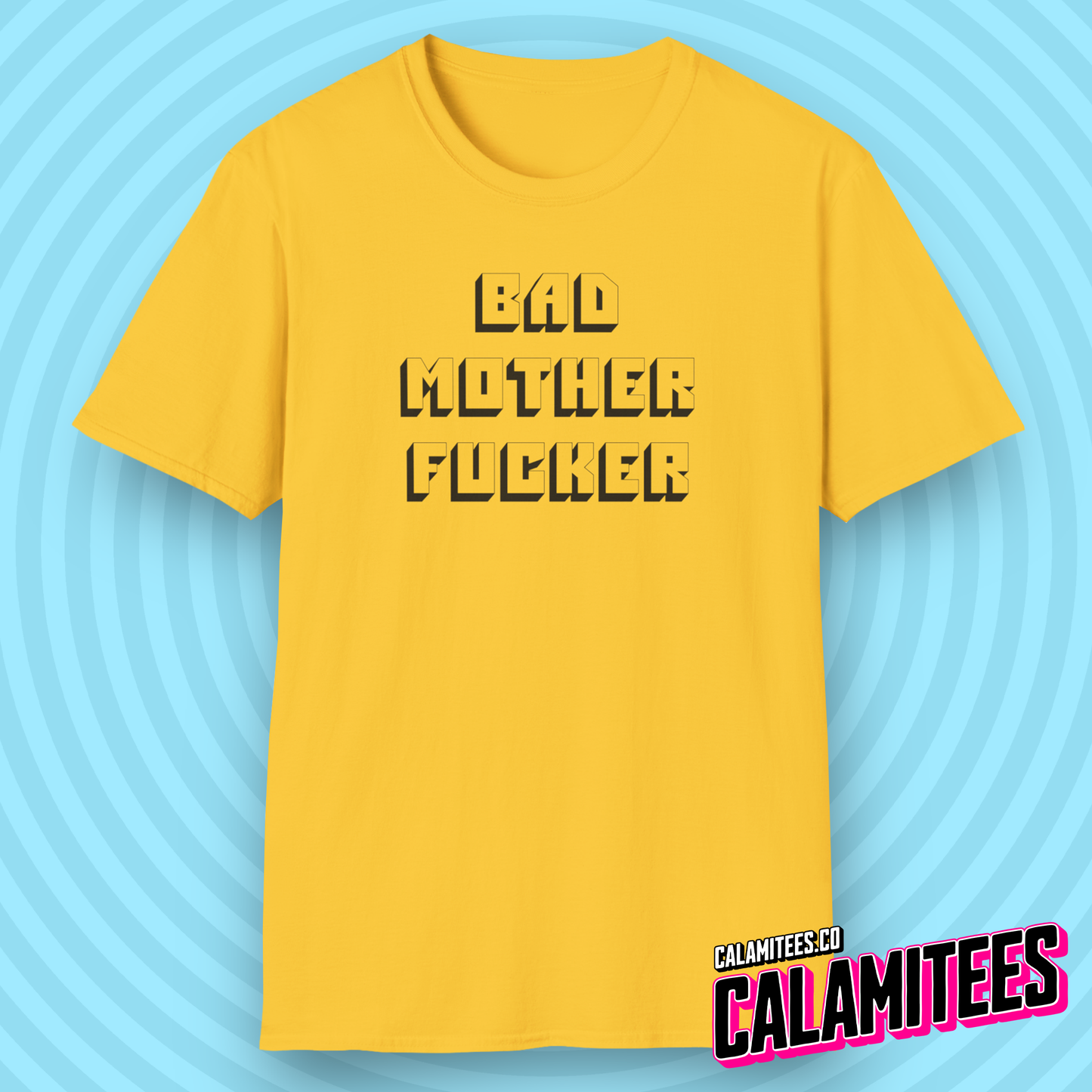 Bad Mother Fucker Pulp Fiction Style Logo T-Shirt