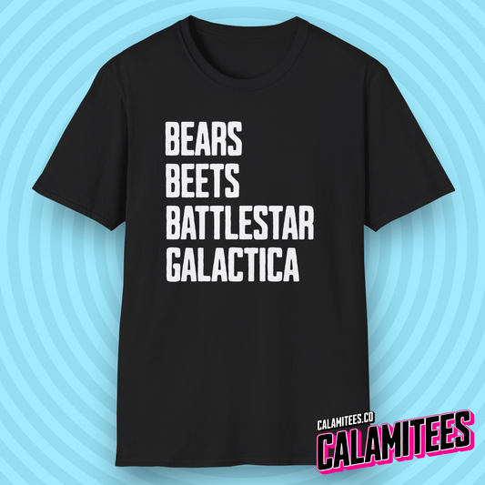Bears Beets Battlestar Galactica Jim & Dwight The Office T-Shirt