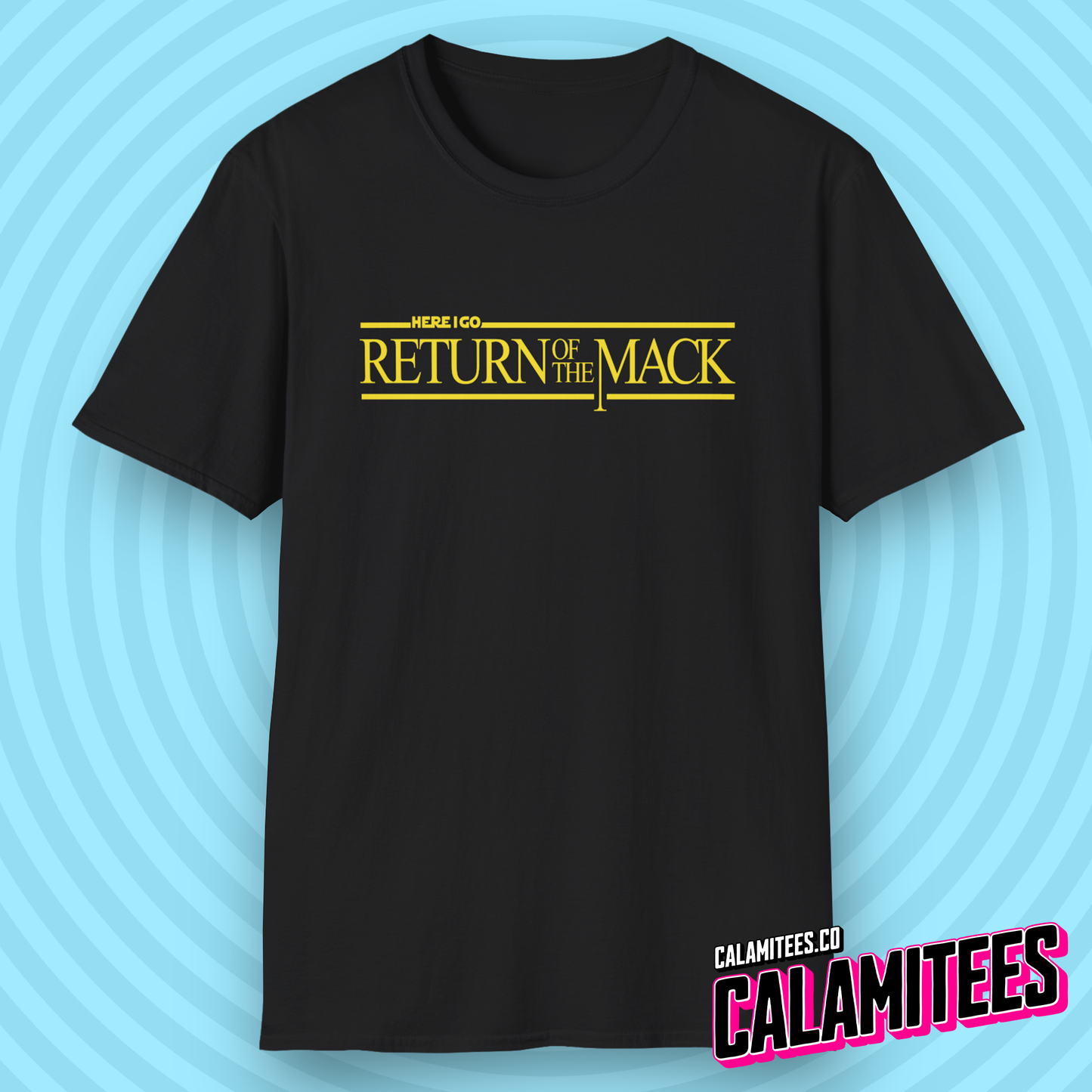 Return Of The Mack - Return Of The Jedi Star Wars Parody Logo T-Shirt Mark Morrison Nostalgia Graphic Tee Throwback T-Shirt