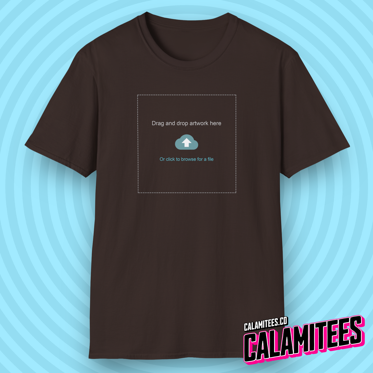 Print On Demand POD Artwork Prompt Joke Forgot To Upload Artwork Graphic Tee Funny Geek T-Shirt