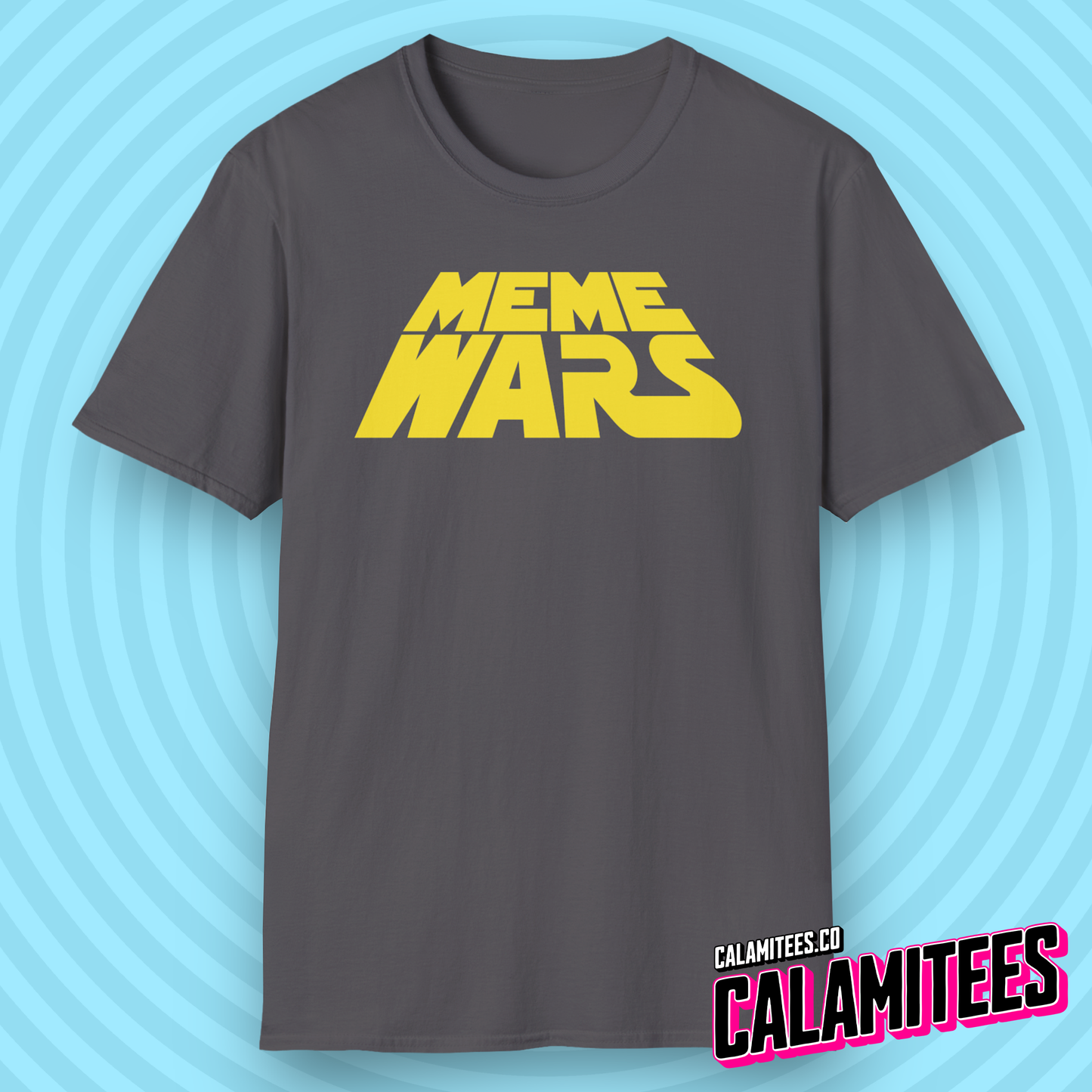 Meme Wars - Star Wars Logo Parody Joke Graphic Tee Funny Pop Culture Geek T-Shirt