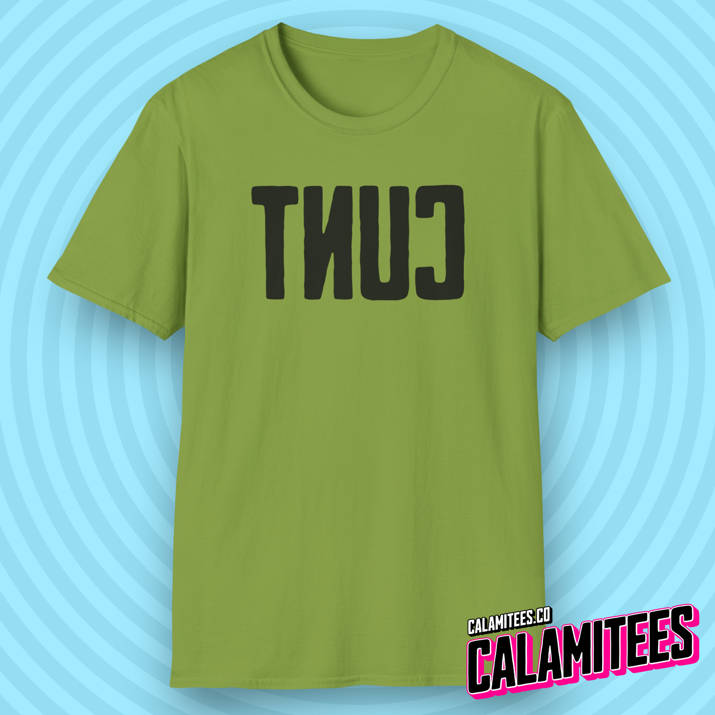 Big Backwards C*nt Bold Text T-Shirt