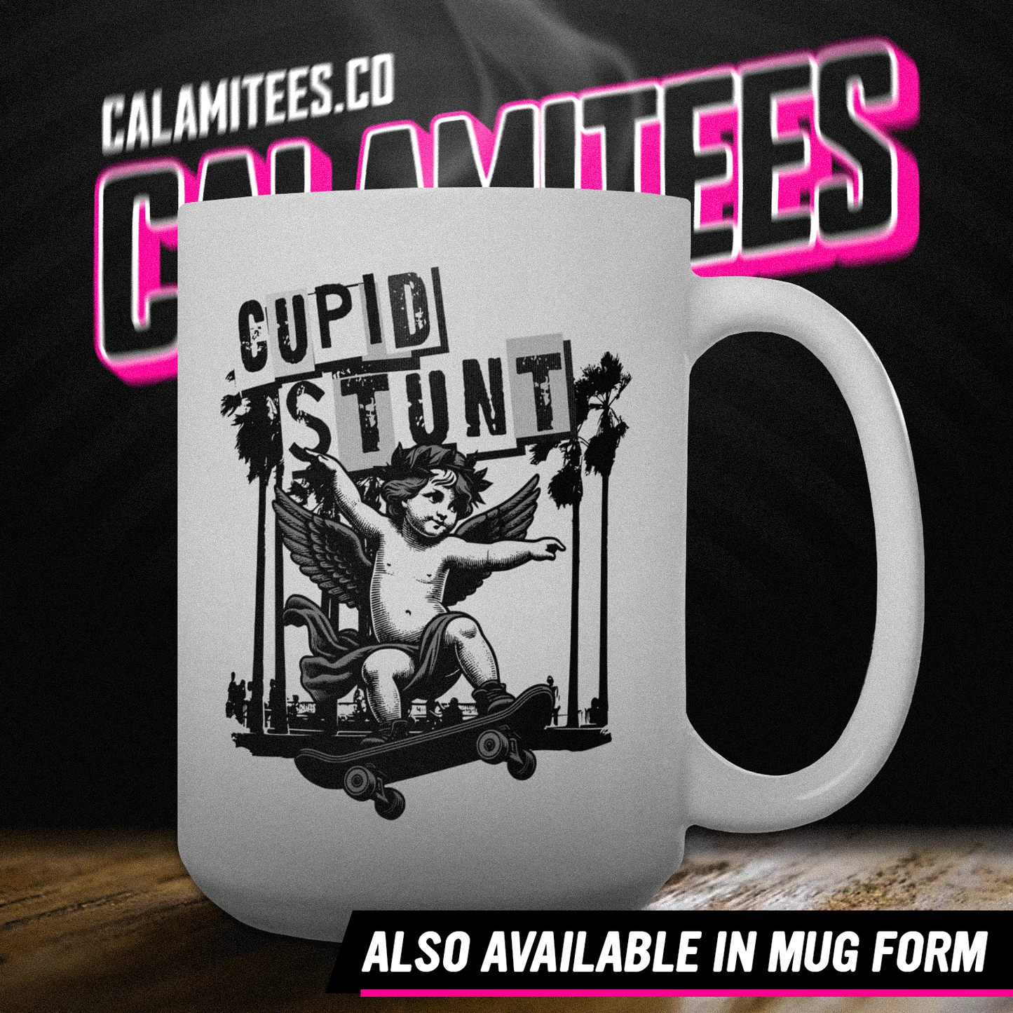 Cupid Stunt (Stupid C#nt) Cupid Skateboard Trick T-Shirt