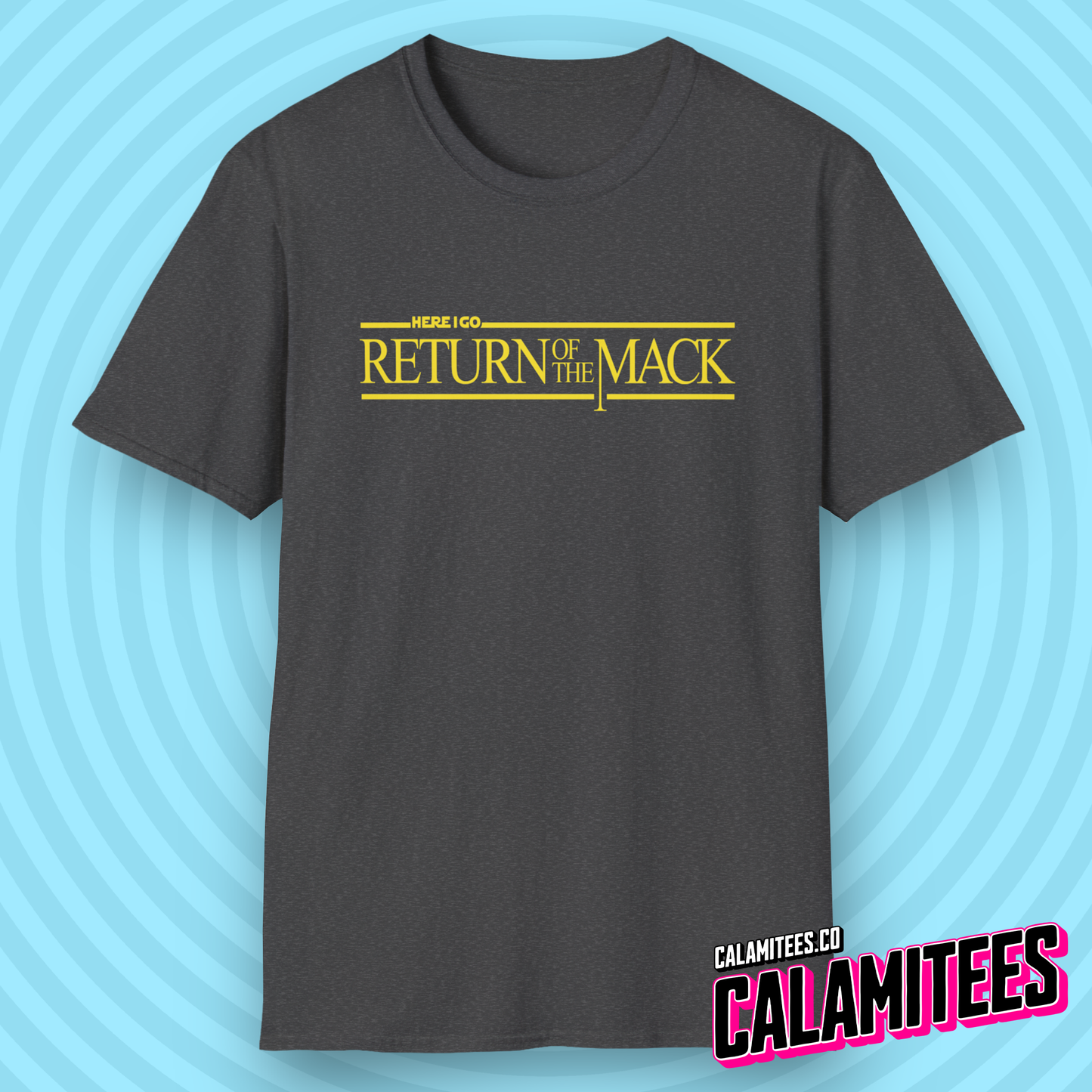 Return Of The Mack - Return Of The Jedi Star Wars Parody Logo T-Shirt Mark Morrison Nostalgia Graphic Tee Throwback T-Shirt
