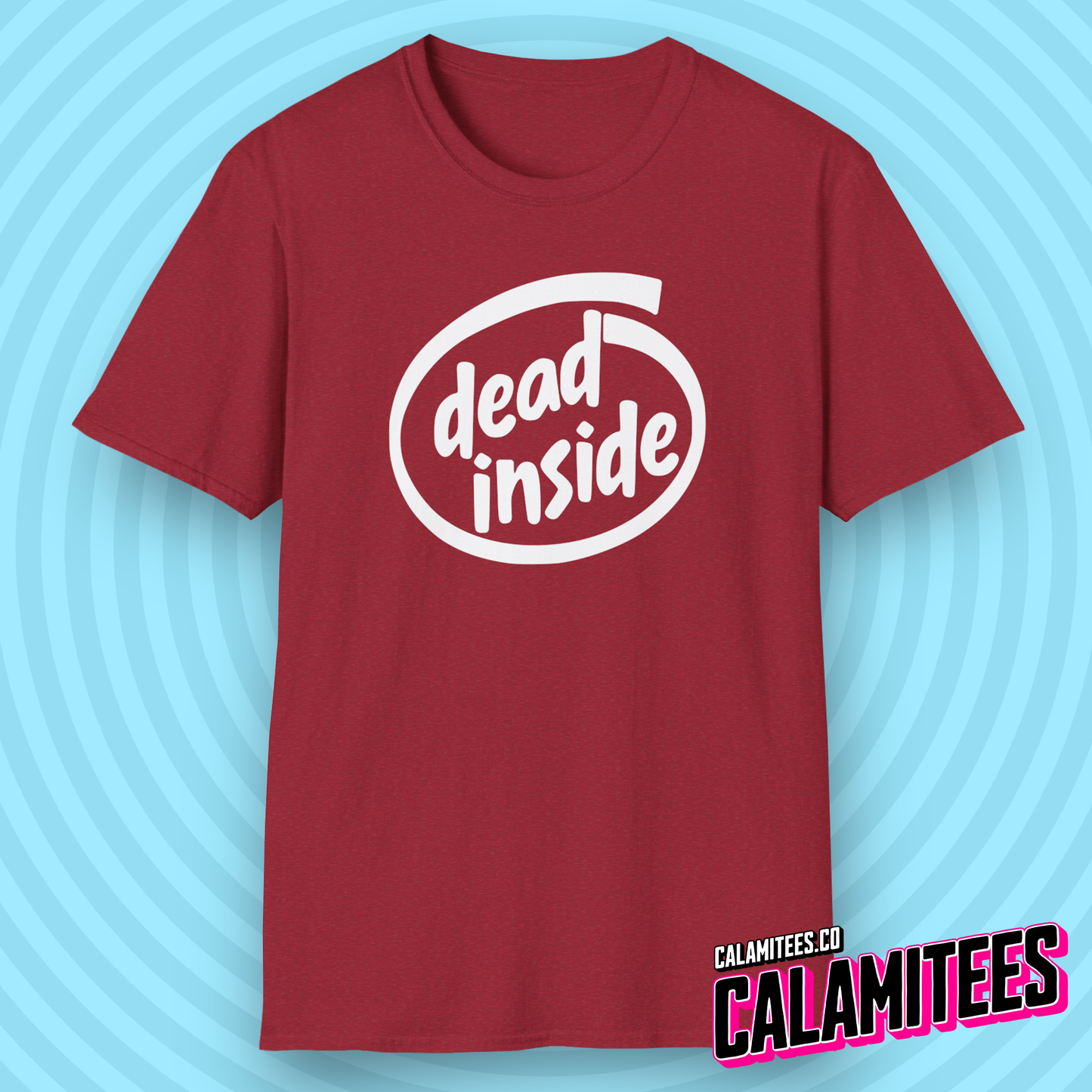 Dead Inside - Intel Style Cynical Geek Humor T-Shirt