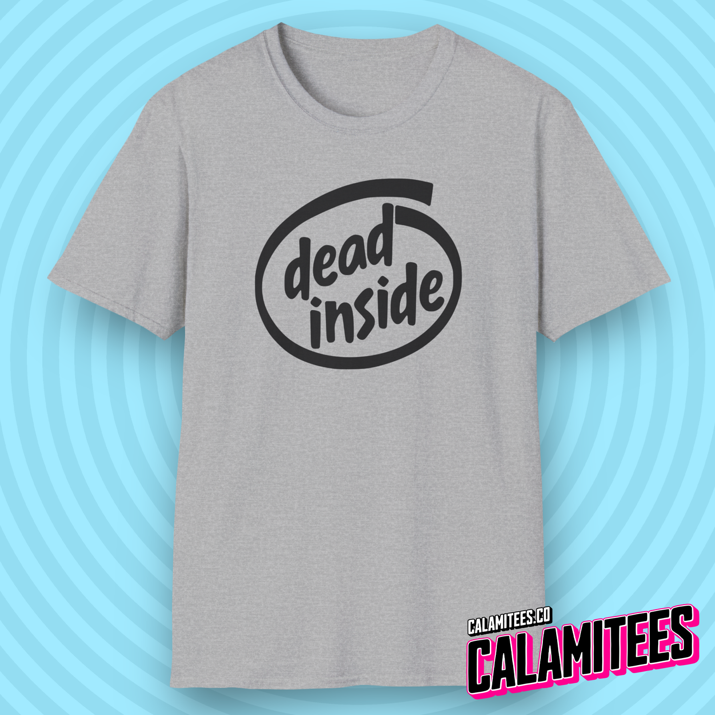 Dead Inside - Intel Style Cynical Geek Humor T-Shirt
