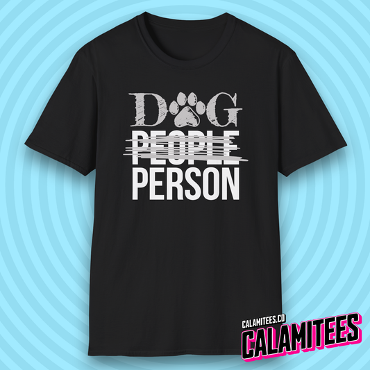 Dog Person People Person Crossed Out Pet Lover T-Shirt