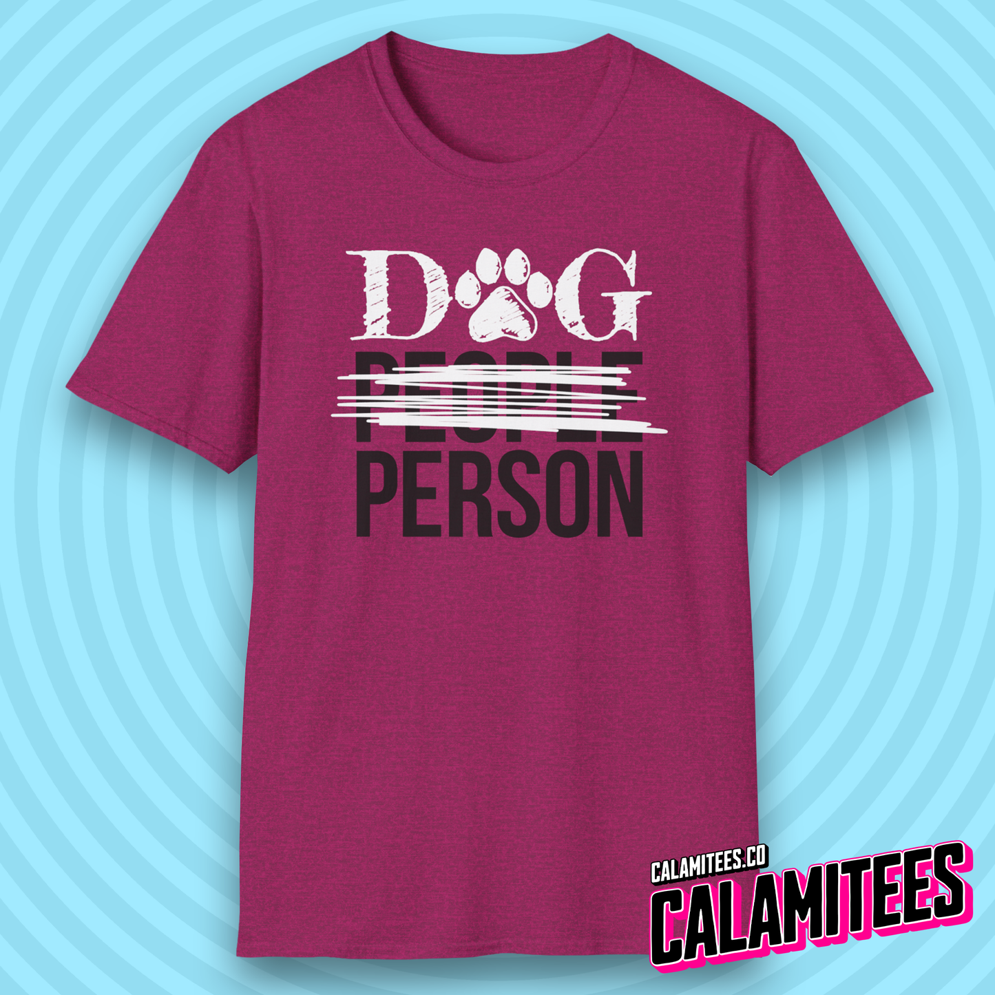 Dog Person People Person Crossed Out Pet Lover T-Shirt