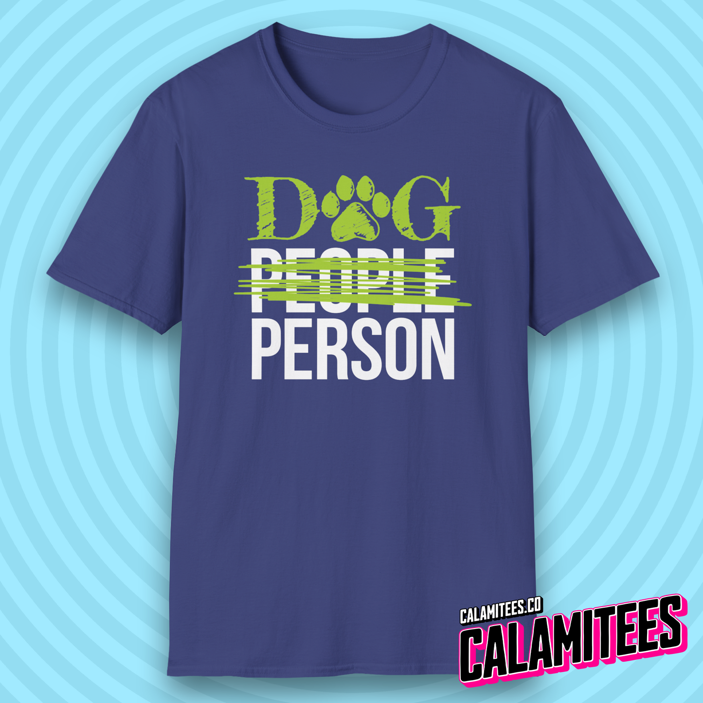 Dog Person People Person Crossed Out Pet Lover T-Shirt