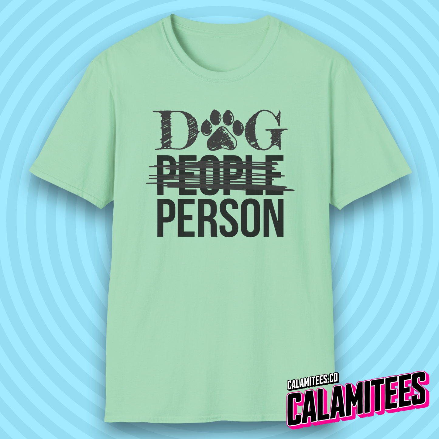 Dog Person People Person Crossed Out Pet Lover T-Shirt