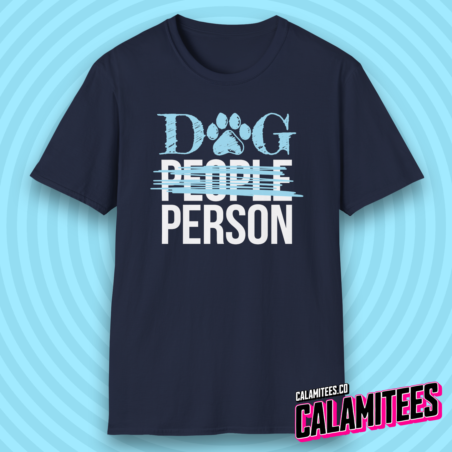 Dog Person People Person Crossed Out Pet Lover T-Shirt