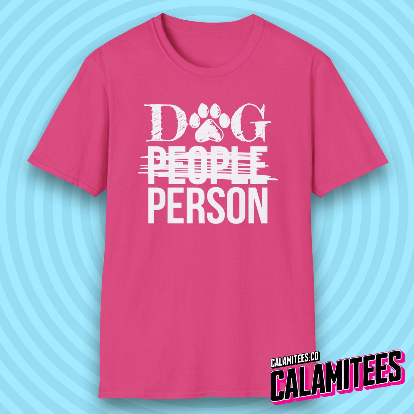 Dog Person People Person Crossed Out Pet Lover T-Shirt