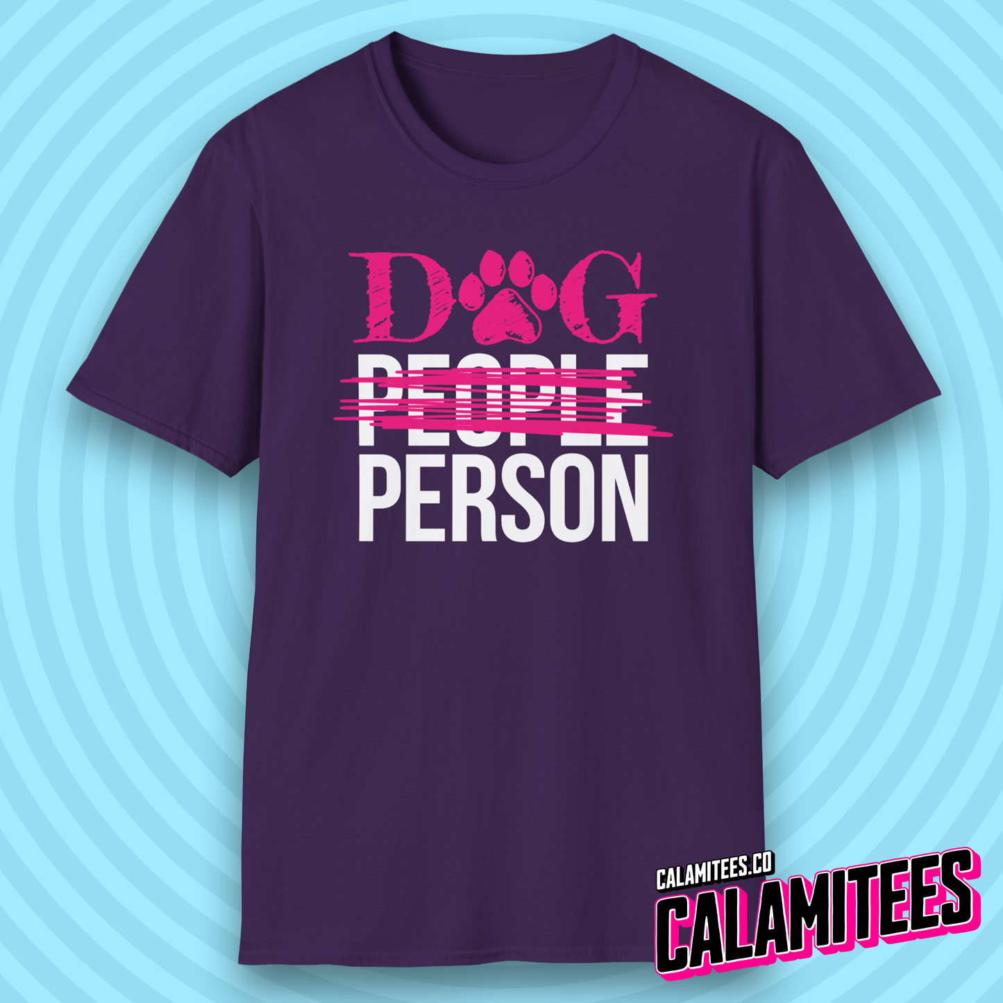 Dog Person People Person Crossed Out Pet Lover T-Shirt