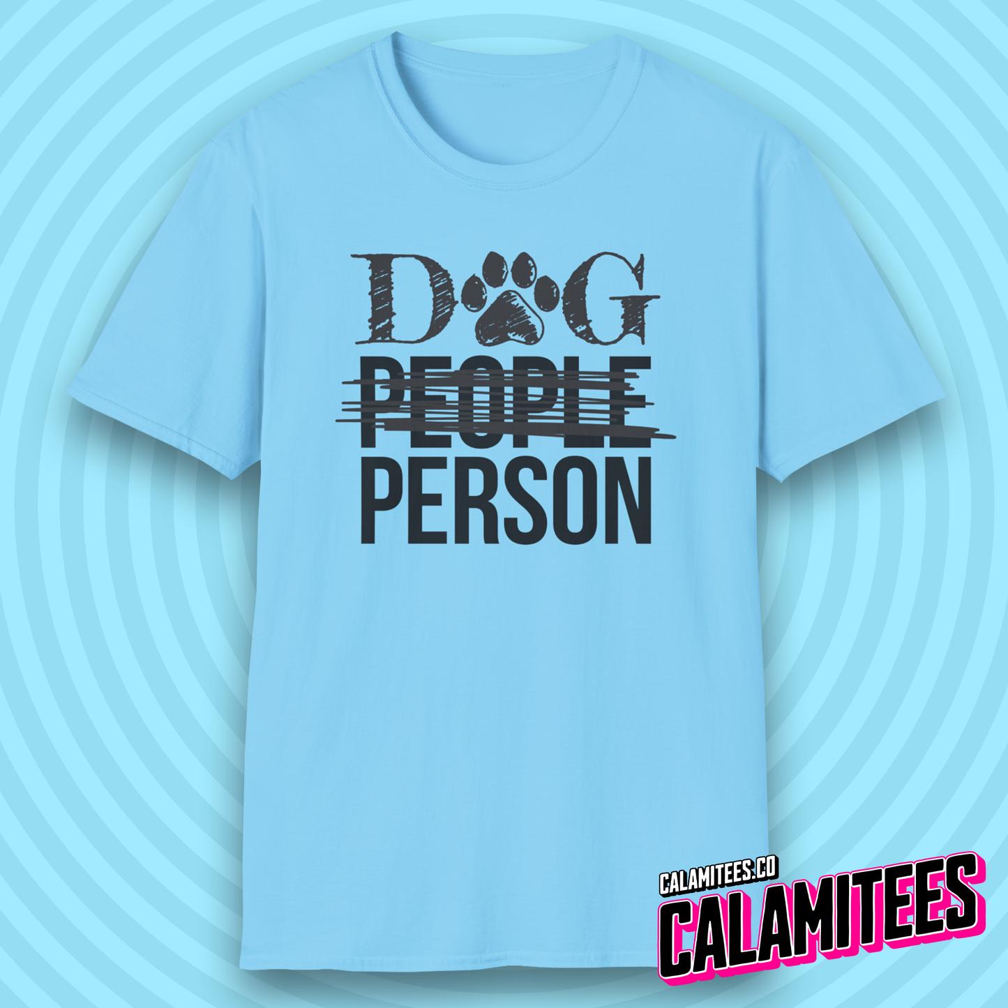 Dog Person People Person Crossed Out Pet Lover T-Shirt