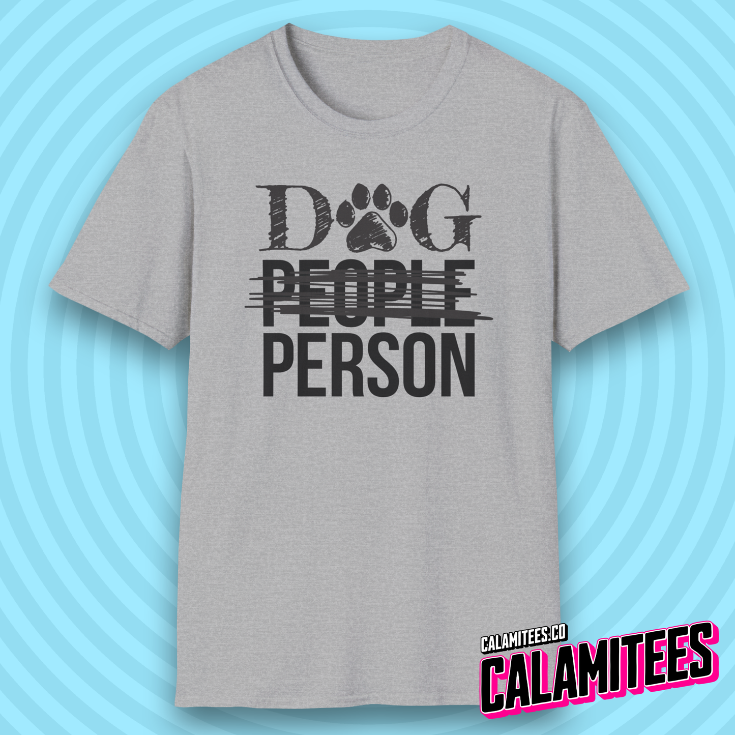 Dog Person People Person Crossed Out Pet Lover T-Shirt
