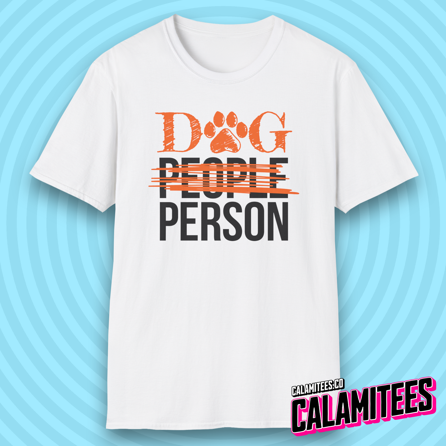 Dog Person People Person Crossed Out Pet Lover T-Shirt
