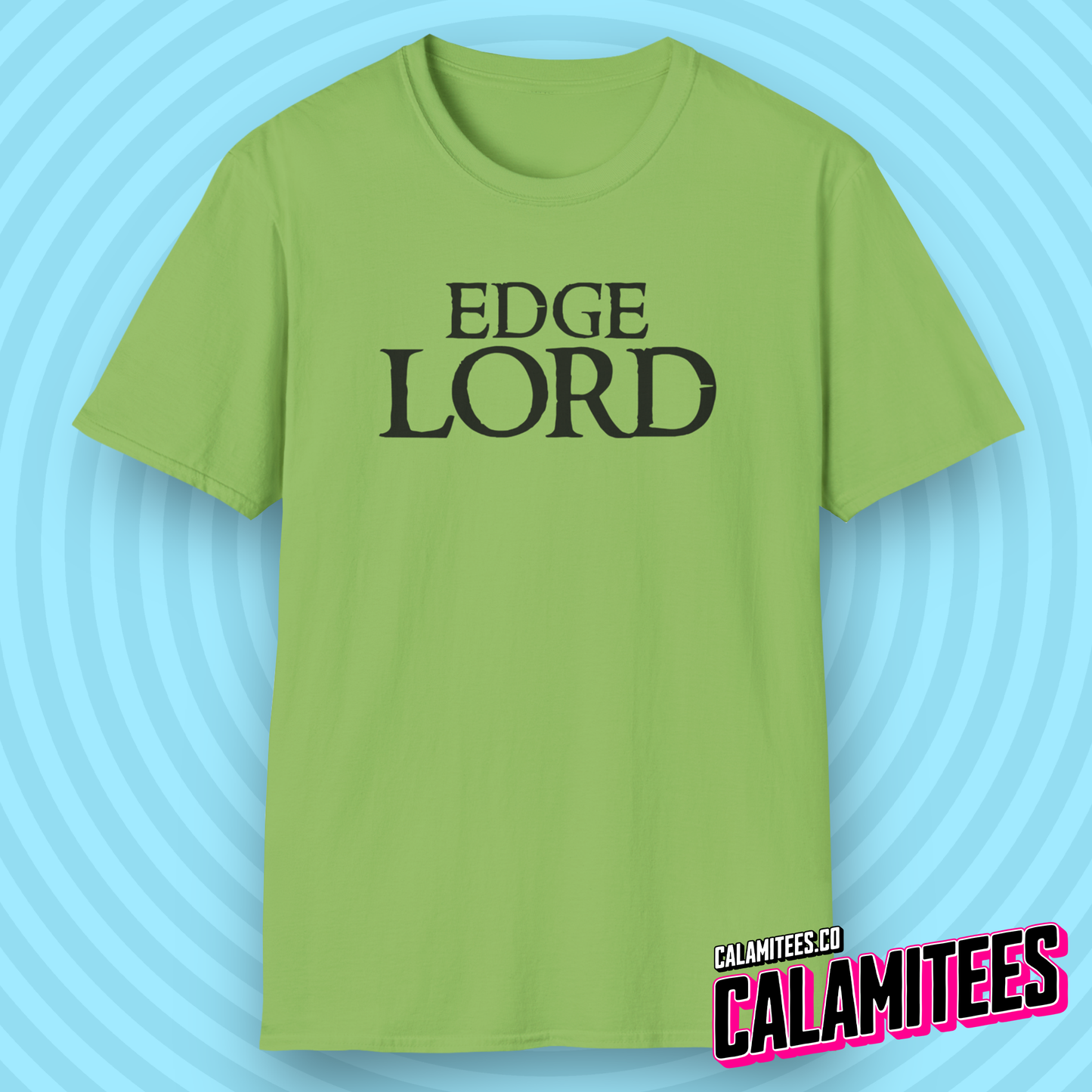 Edgelord / Edge Lord Internet Culture Text Logo T-Shirt