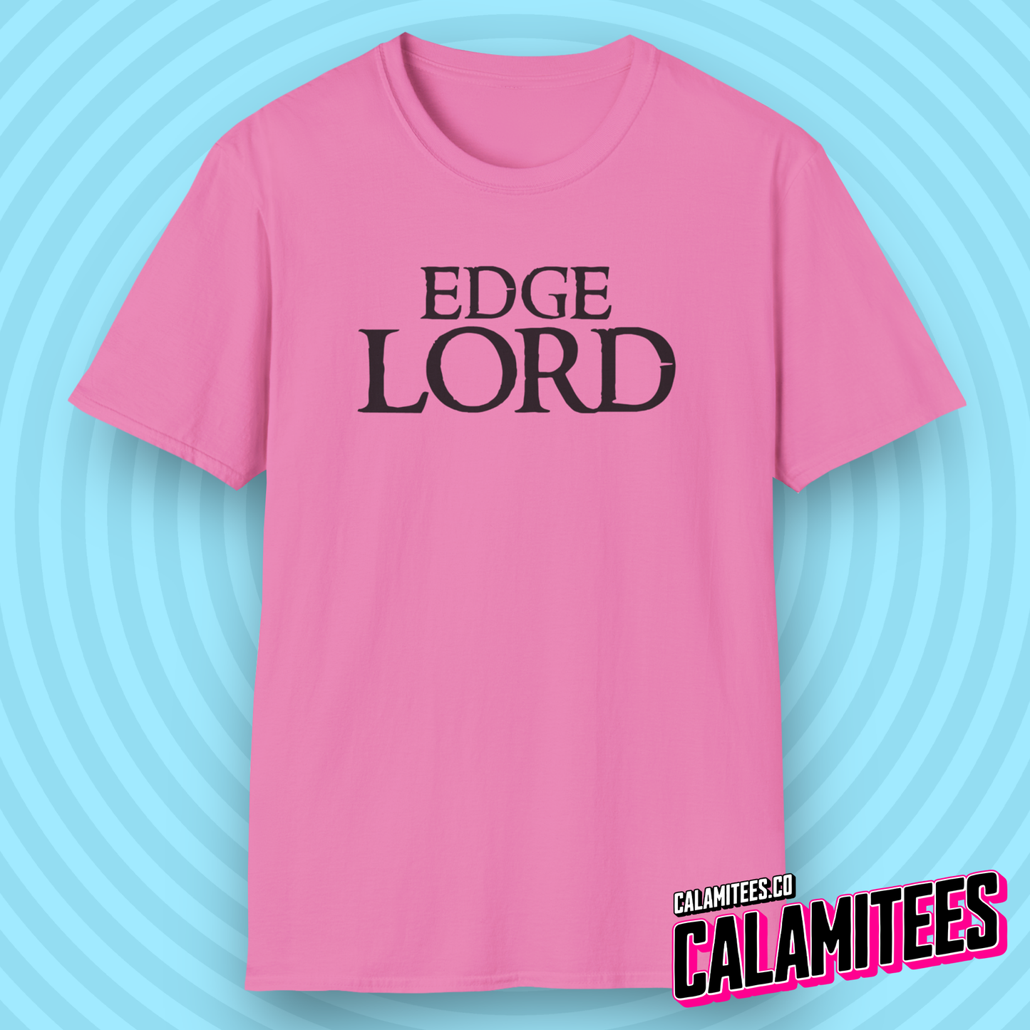 Edgelord / Edge Lord Internet Culture Text Logo T-Shirt