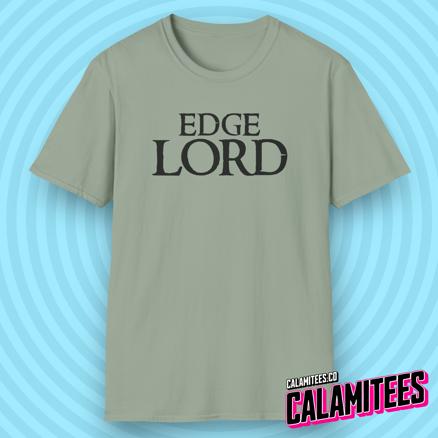 Edgelord / Edge Lord Internet Culture Text Logo T-Shirt