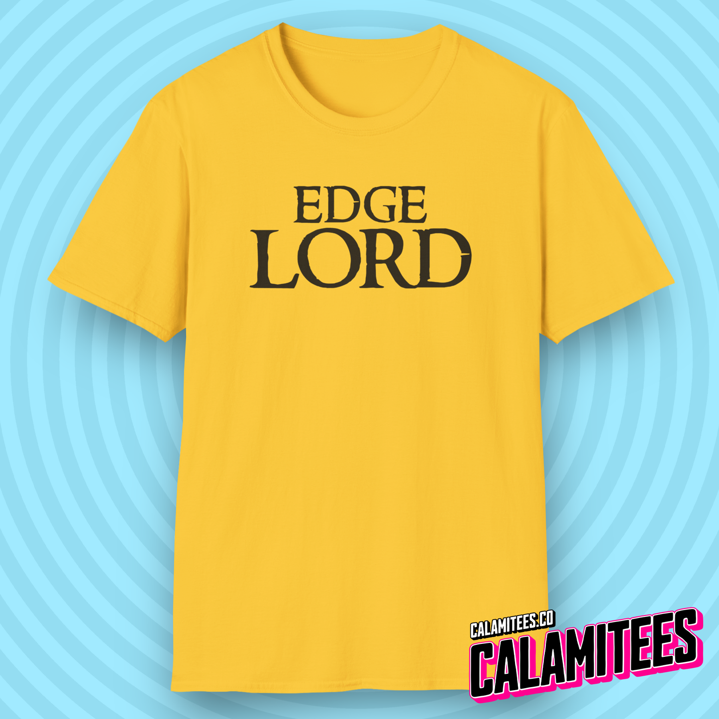 Edgelord / Edge Lord Internet Culture Text Logo T-Shirt