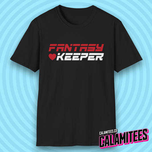 Fantasy Keeper Fantasy Football Keeper Sports Parody Logo T-Shirt