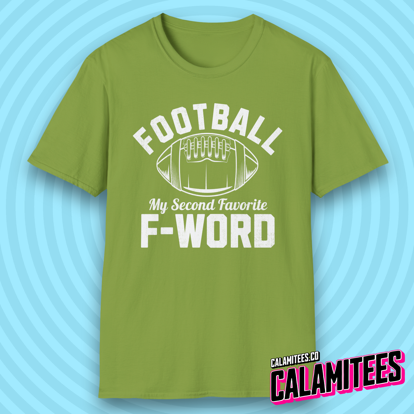 Football My Second Favorite F-Word Funny Sports Fan T-Shirt