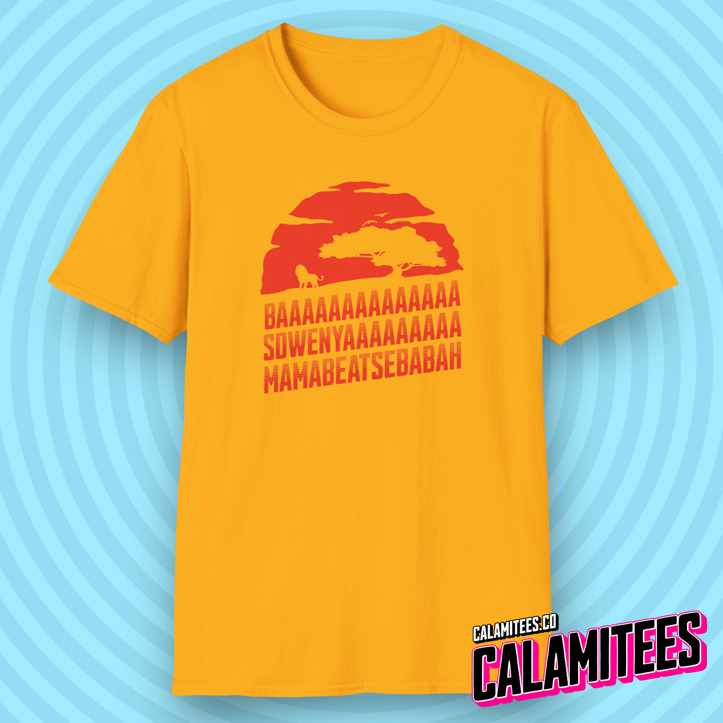 BAAA SOWENYAA MAMABEATSEBABAH - African Lion T-Shirt