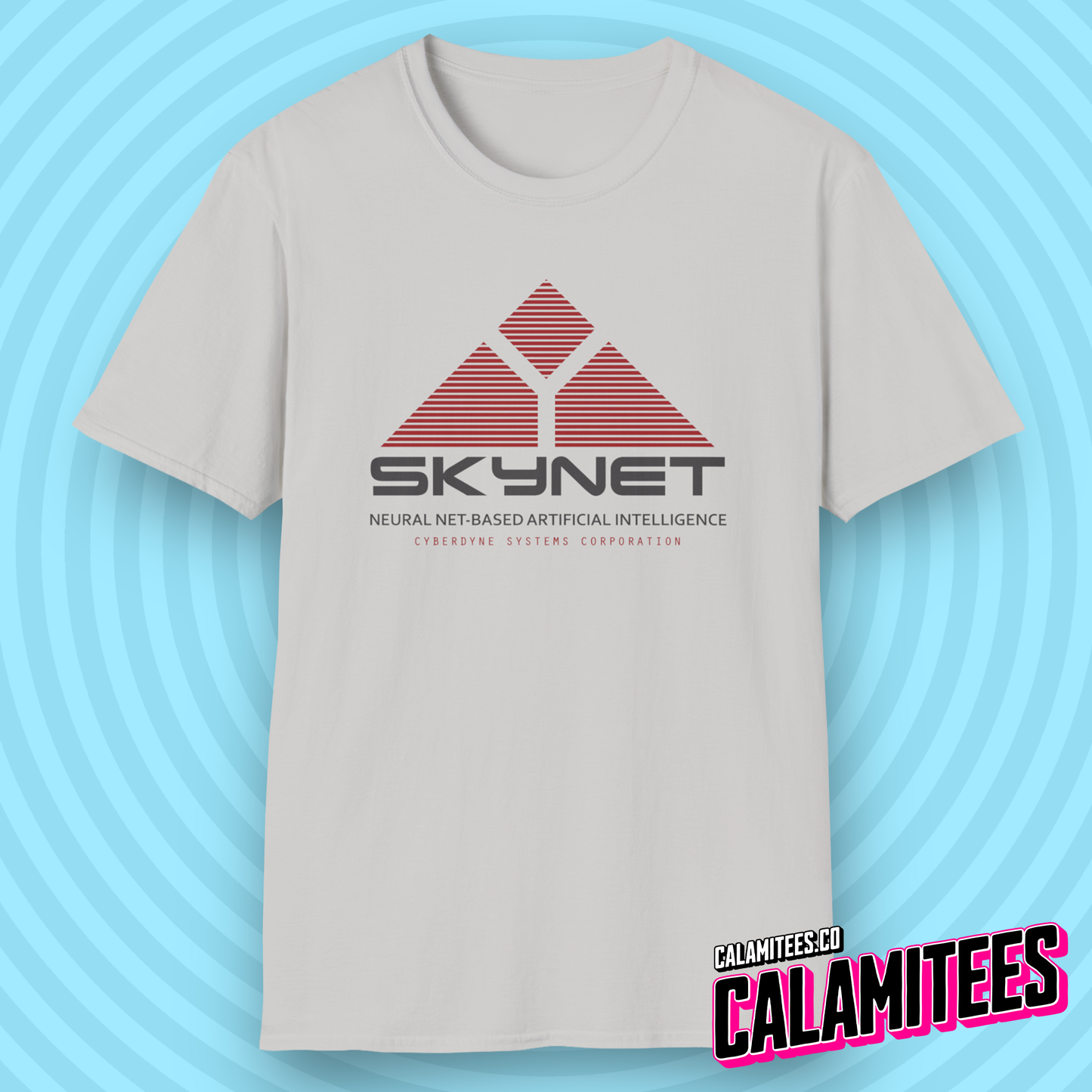 Skynet Logo Cyberdyne Systems Corporation Logo Graphic Tee Nostalgia Terminator Throwback Geek T-Shirt