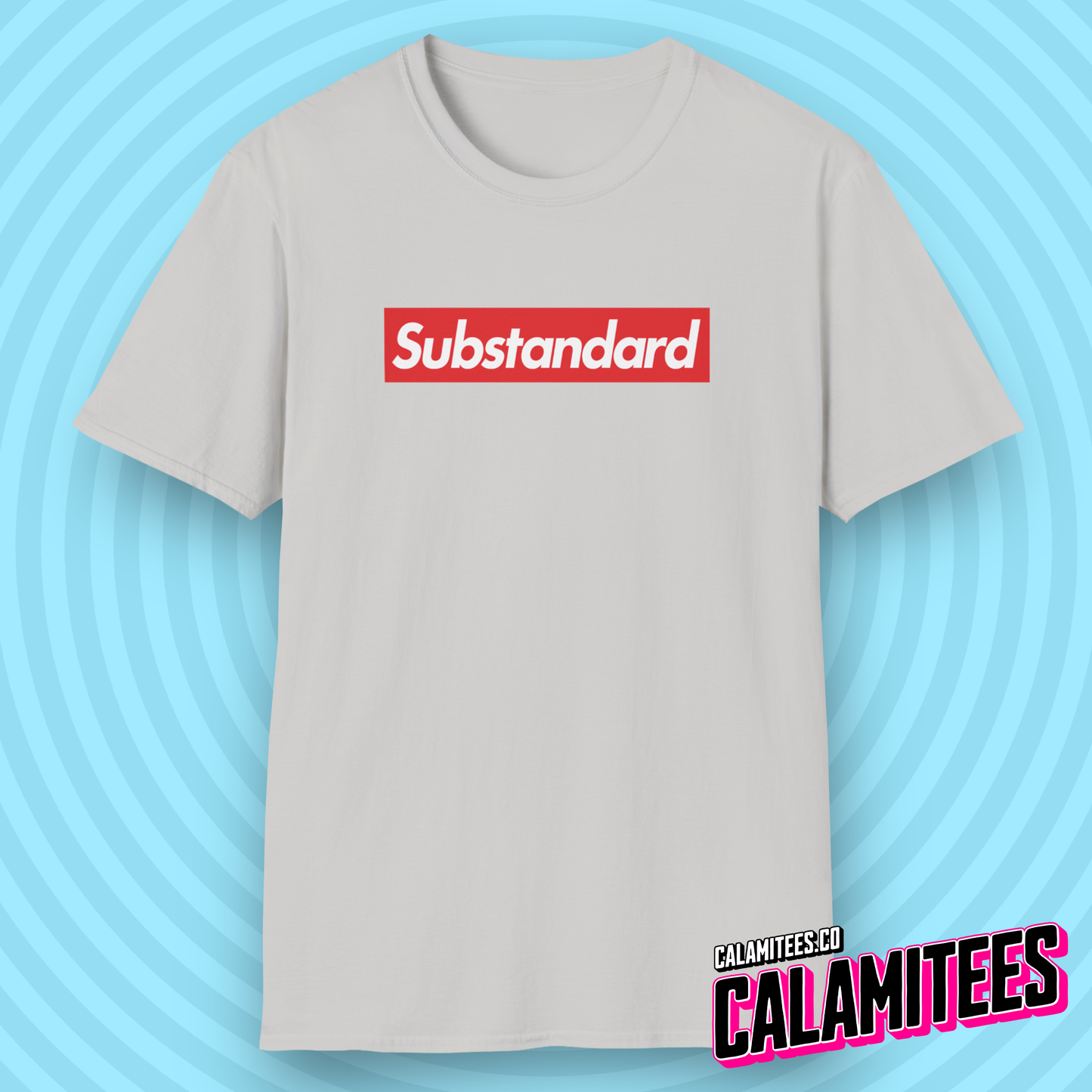 Substandard - Parody Supreme Logo Graphic Tee Trendy Style T-Shirt