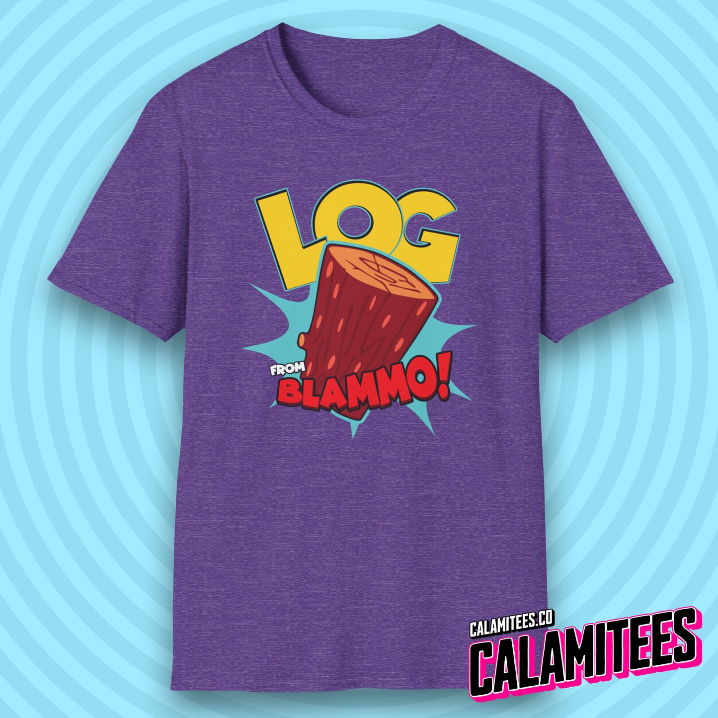 Log from Blammo! 90s Cartoon Style Nostalgia T-Shirt