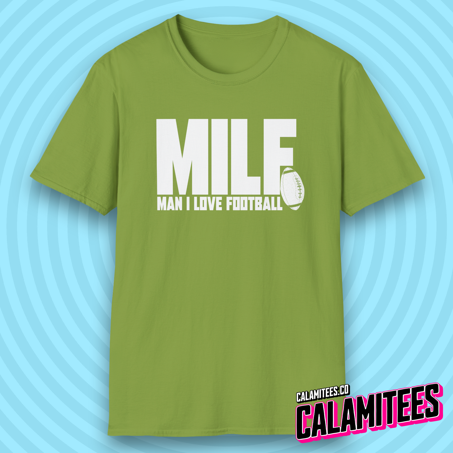 Man I Love Football MILF Joke Acronym Funny T-Shirt