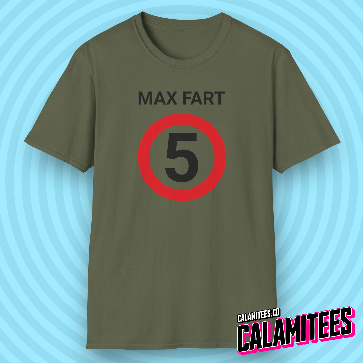 Max Fart 5 Swedish Speed Sign Language Joke Meme Humor Graphic Tee Funny T-Shirt