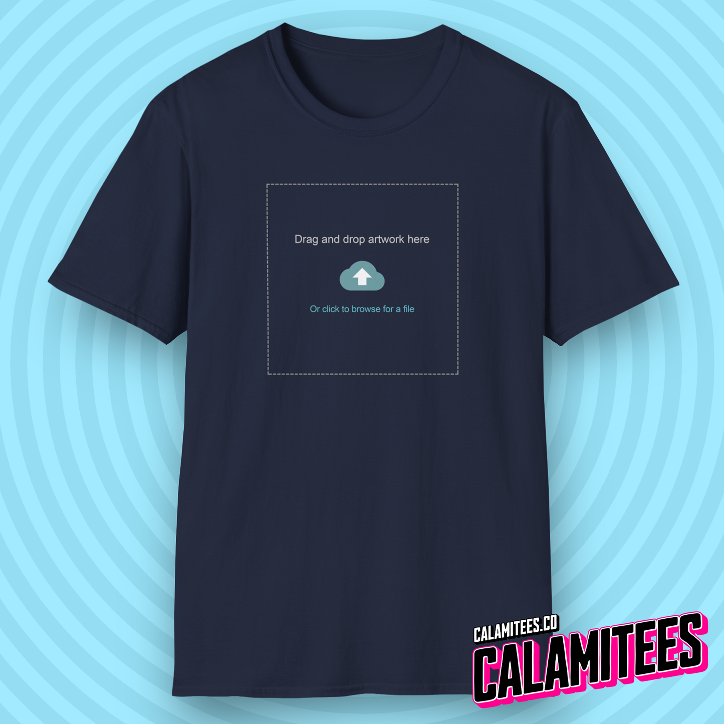 Print On Demand POD Artwork Prompt Joke Forgot To Upload Artwork Graphic Tee Funny Geek T-Shirt