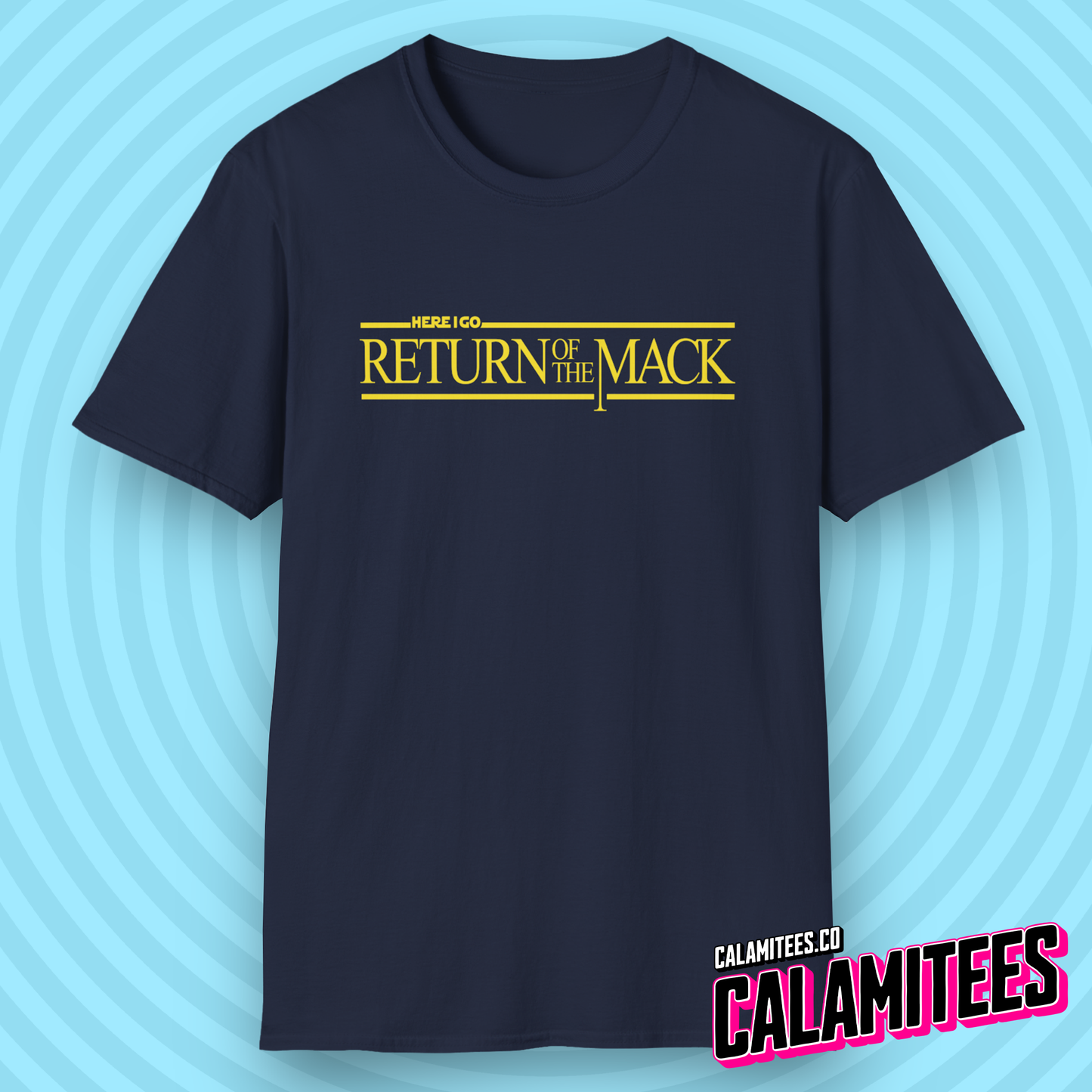 Return Of The Mack - Return Of The Jedi Star Wars Parody Logo T-Shirt Mark Morrison Nostalgia Graphic Tee Throwback T-Shirt