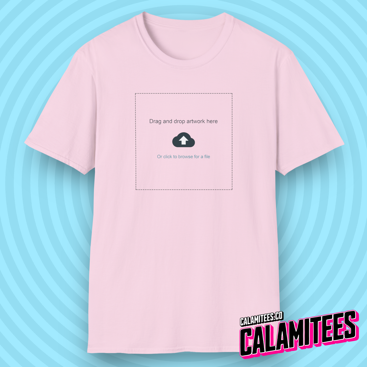 Print On Demand Artwork File Upload Prompt T-Shirt