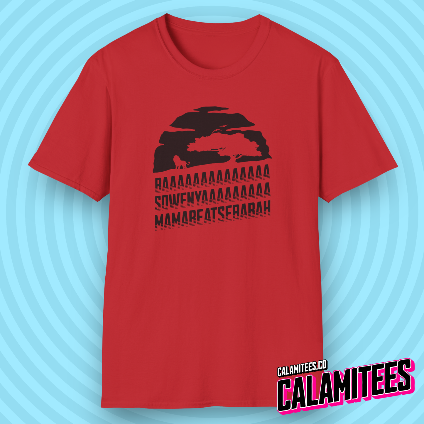 BAAA SOWENYAA MAMABEATSEBABAH - African Lion T-Shirt