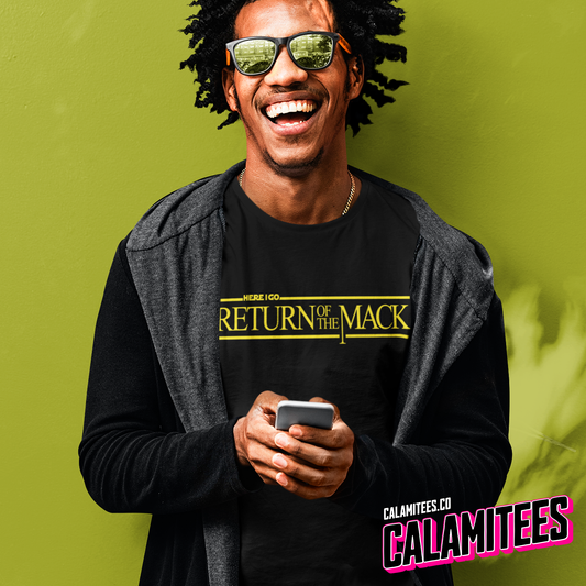 Return Of The Mack - Return Of The Jedi Star Wars Parody Logo T-Shirt Mark Morrison Nostalgia Graphic Tee Throwback T-Shirt