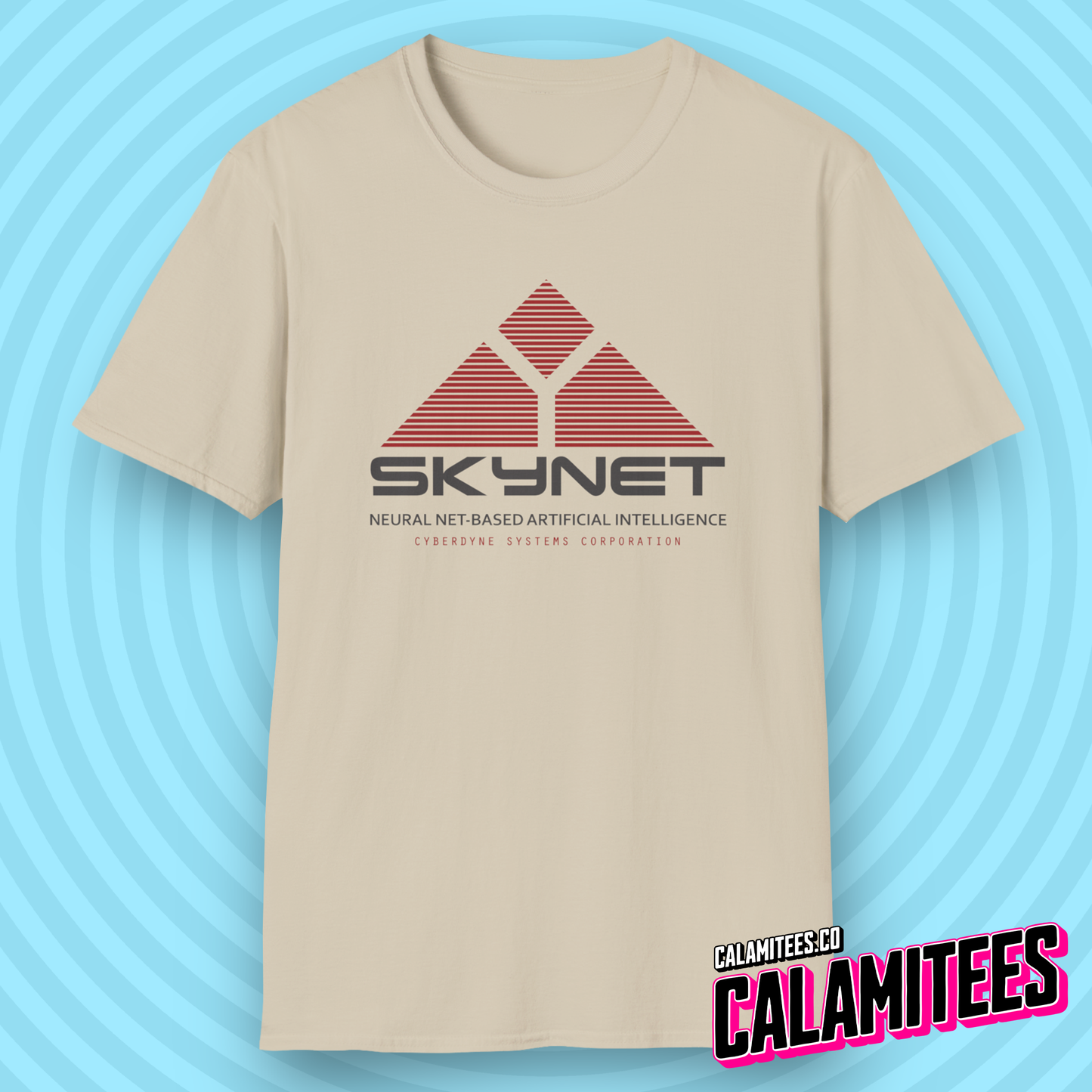 Skynet Logo Cyberdyne Systems Corporation Logo Graphic Tee Nostalgia Terminator Throwback Geek T-Shirt