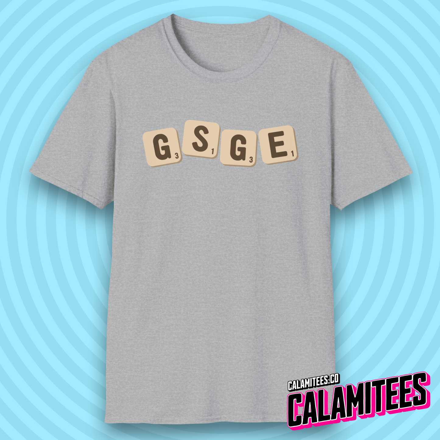 Scrambled Eggs (Scrabbled Eggs) Scrabble Word Game Pun T-Shirt