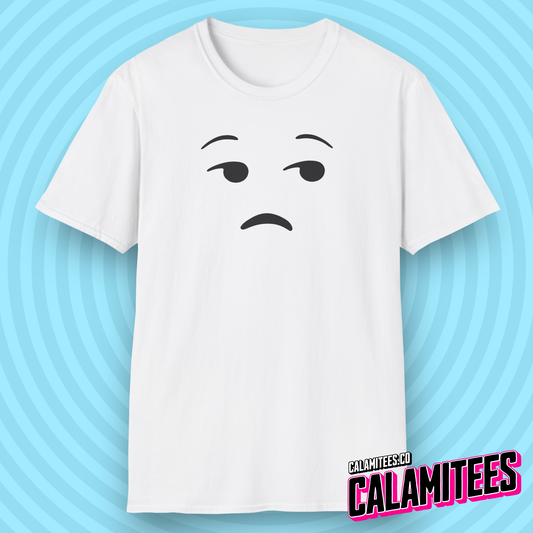 Unamused Face Emoji Side Eye Emote T-Shirt