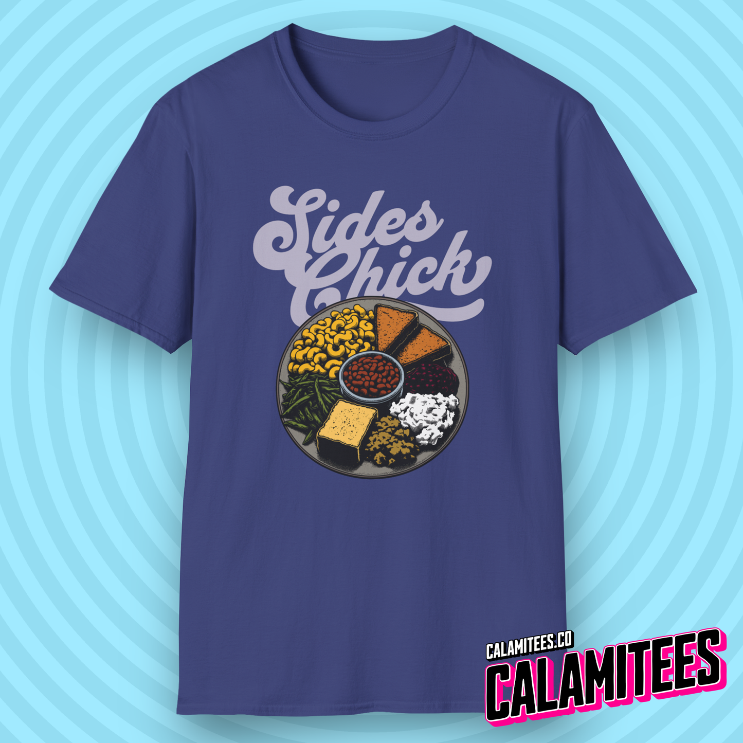 Sides Chick Food Lover Thanksgiving Sidechick Joke T-Shirt