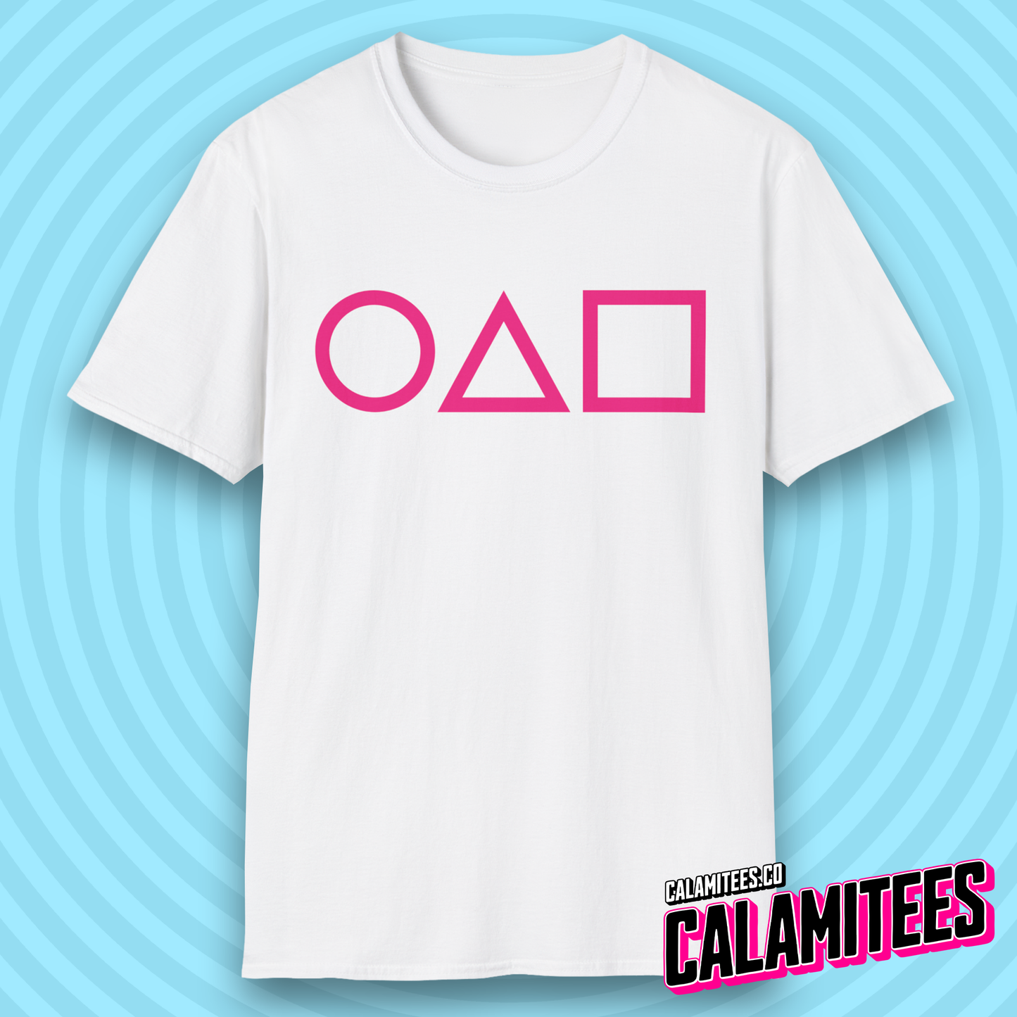 3 Shapes (Crispy Clean Minimal Version) Squid Game Fan T-Shirt